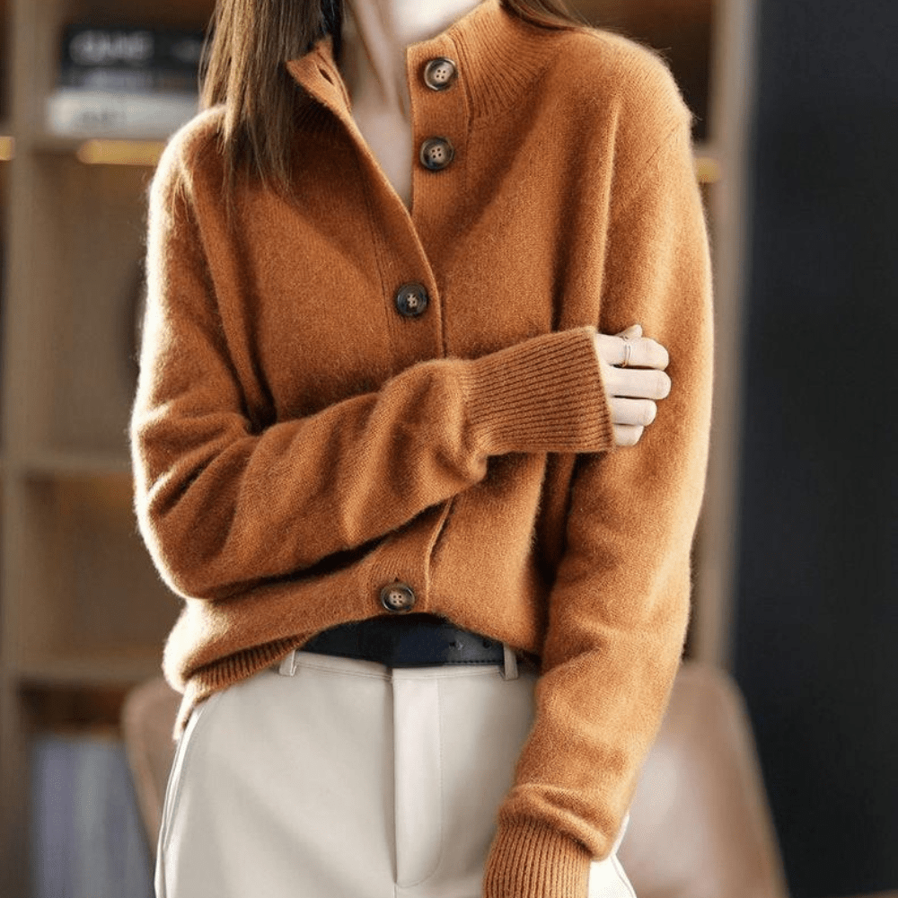 Émilie - Cardigan Raffiné Maille Boutonné
