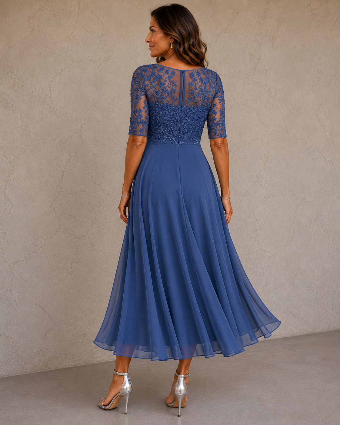 CLAIRE LYON | ROBE EN CHIFFON ÉLÉGANTE POUR FEMMES