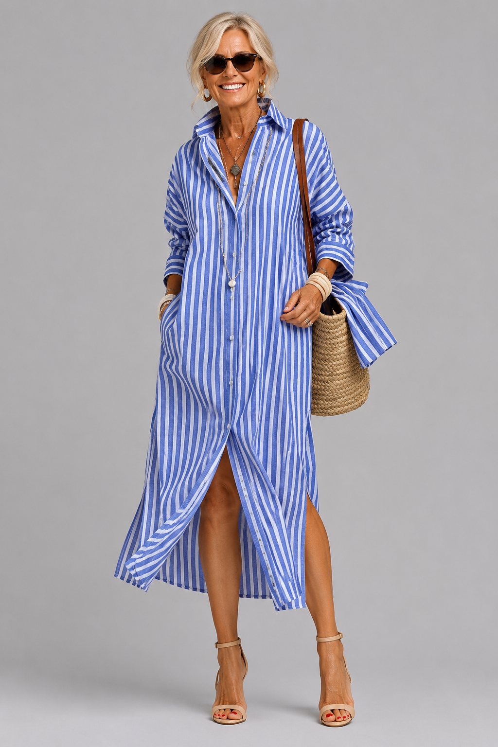 CLAIRE LYON | CHIC ROBE MIDI ÉLÉGANTE POUR FEMMES