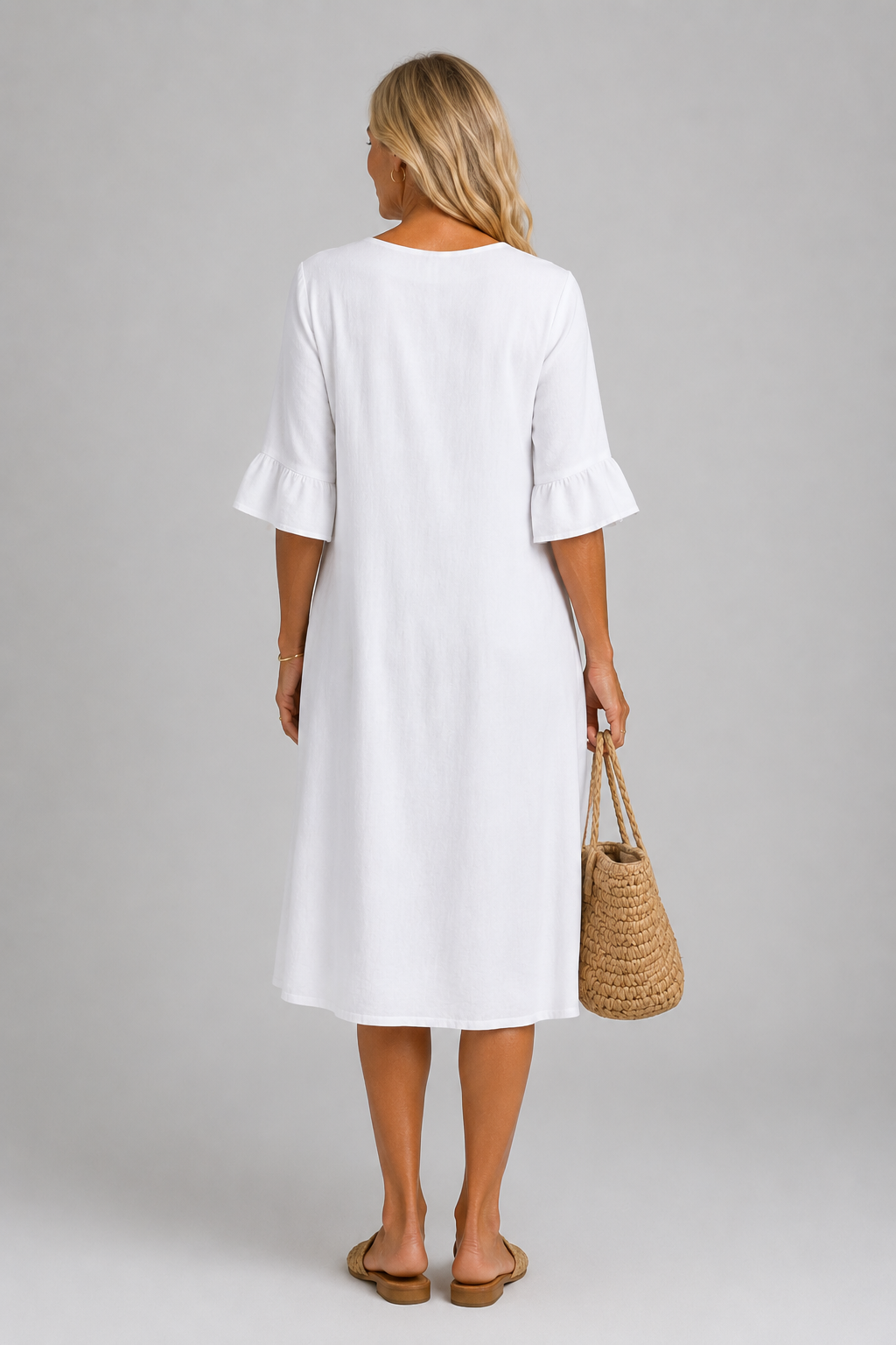 CLAIRE LYON | ROBE CHEMISE À BOUTONS POUR FEMMES