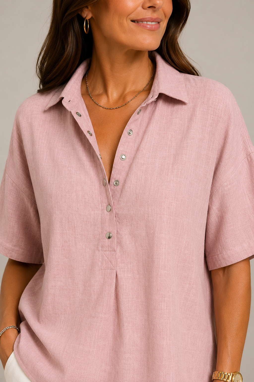 CLAIRE LYON | CHIC BLOUSE COL V POUR FEMMES