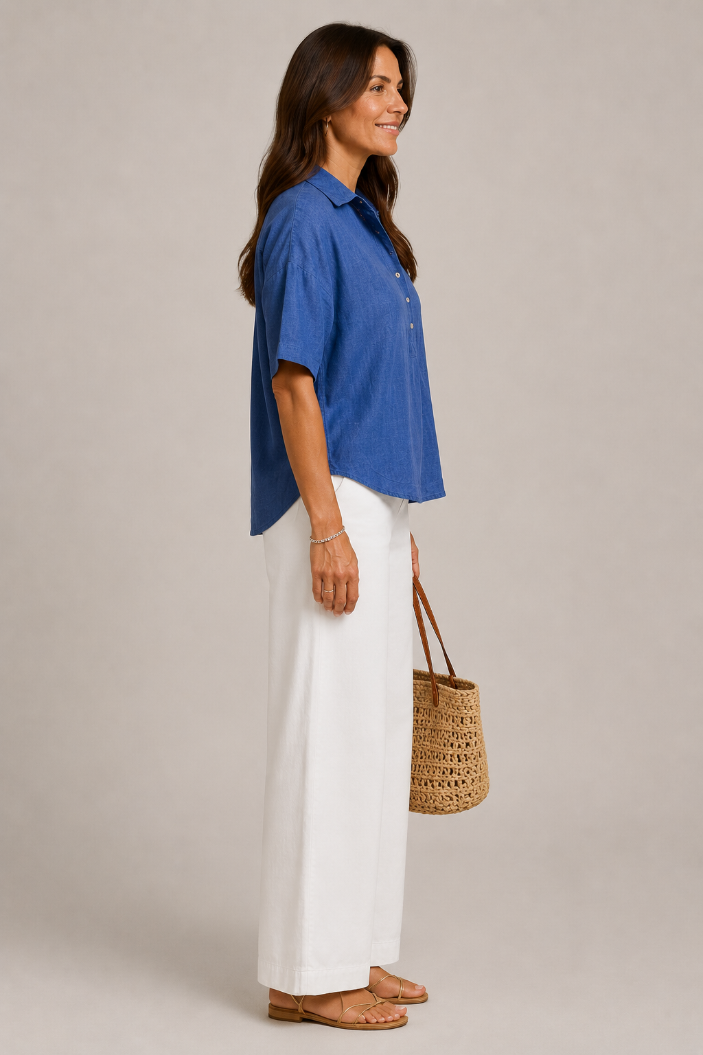 CLAIRE LYON | CHIC BLOUSE COL V POUR FEMMES