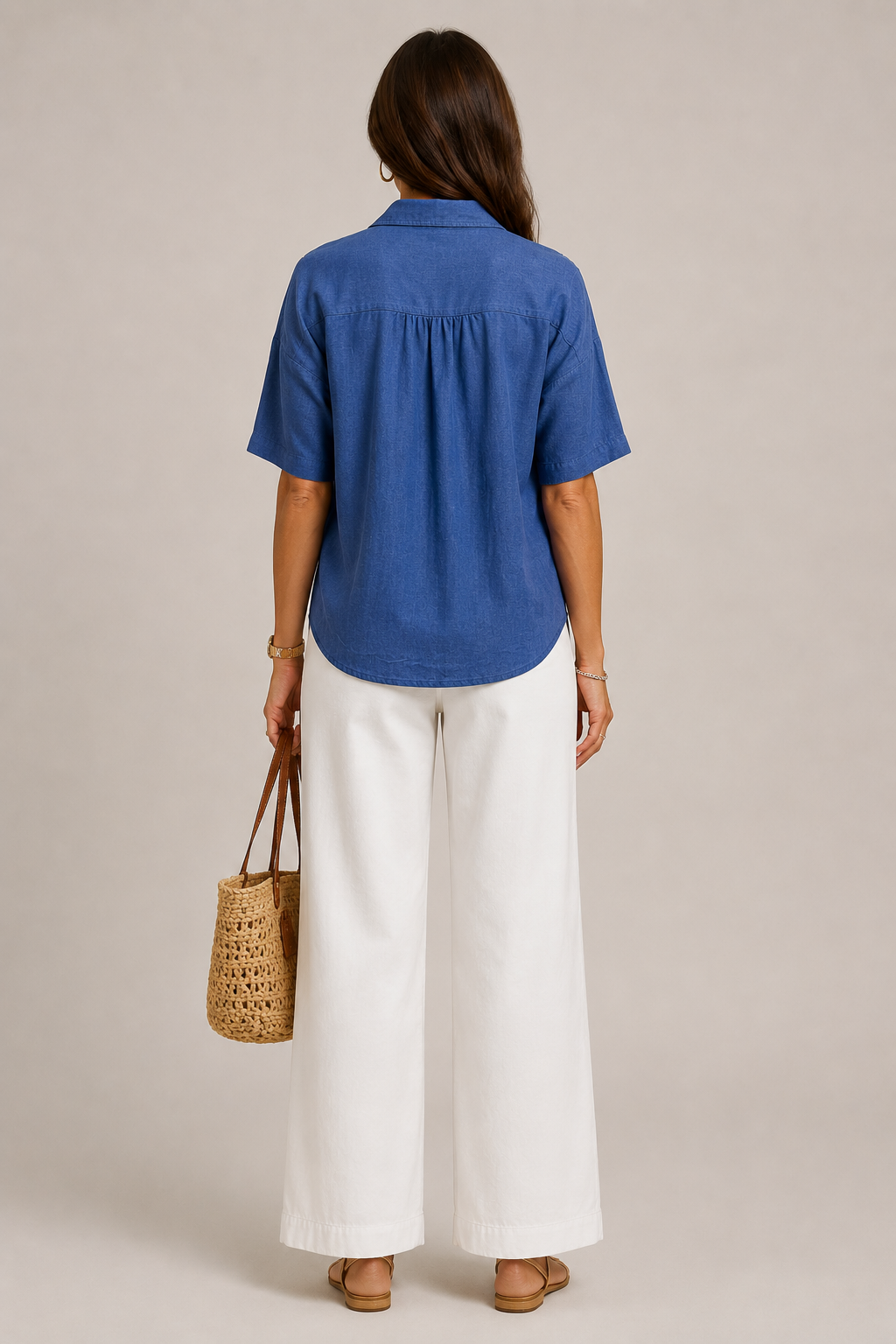 CLAIRE LYON | CHIC BLOUSE À COL EN V POUR FEMMES
