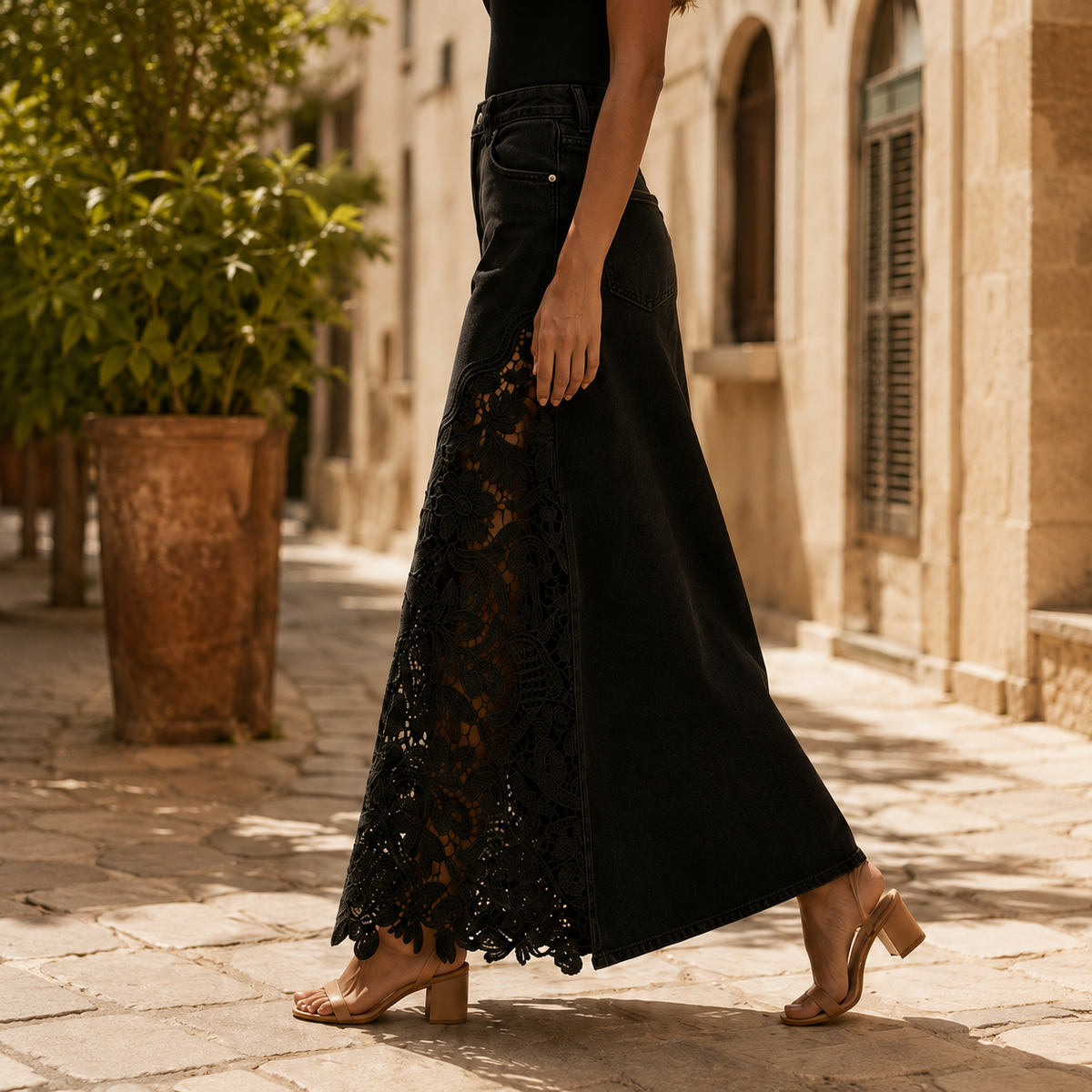 CLAIRE LYON | JUPE EN DENTELLE POUR FEMMES