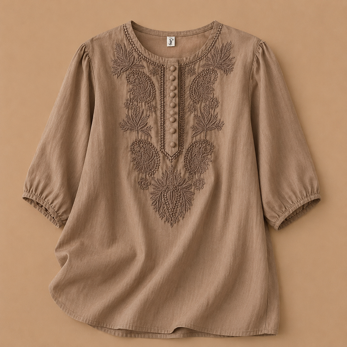 CLAIRE LYON | BLOUSE CLASSIQUE BRODÉE POUR FEMMES