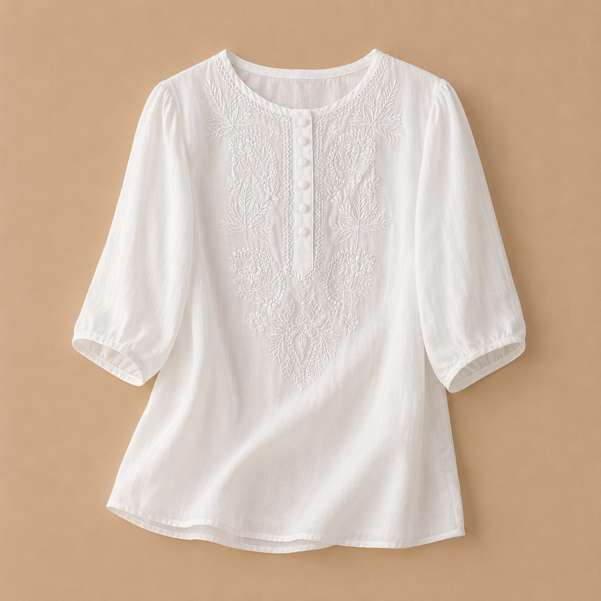 CLAIRE LYON | BLOUSE CLASSIQUE BRODÉE POUR FEMMES