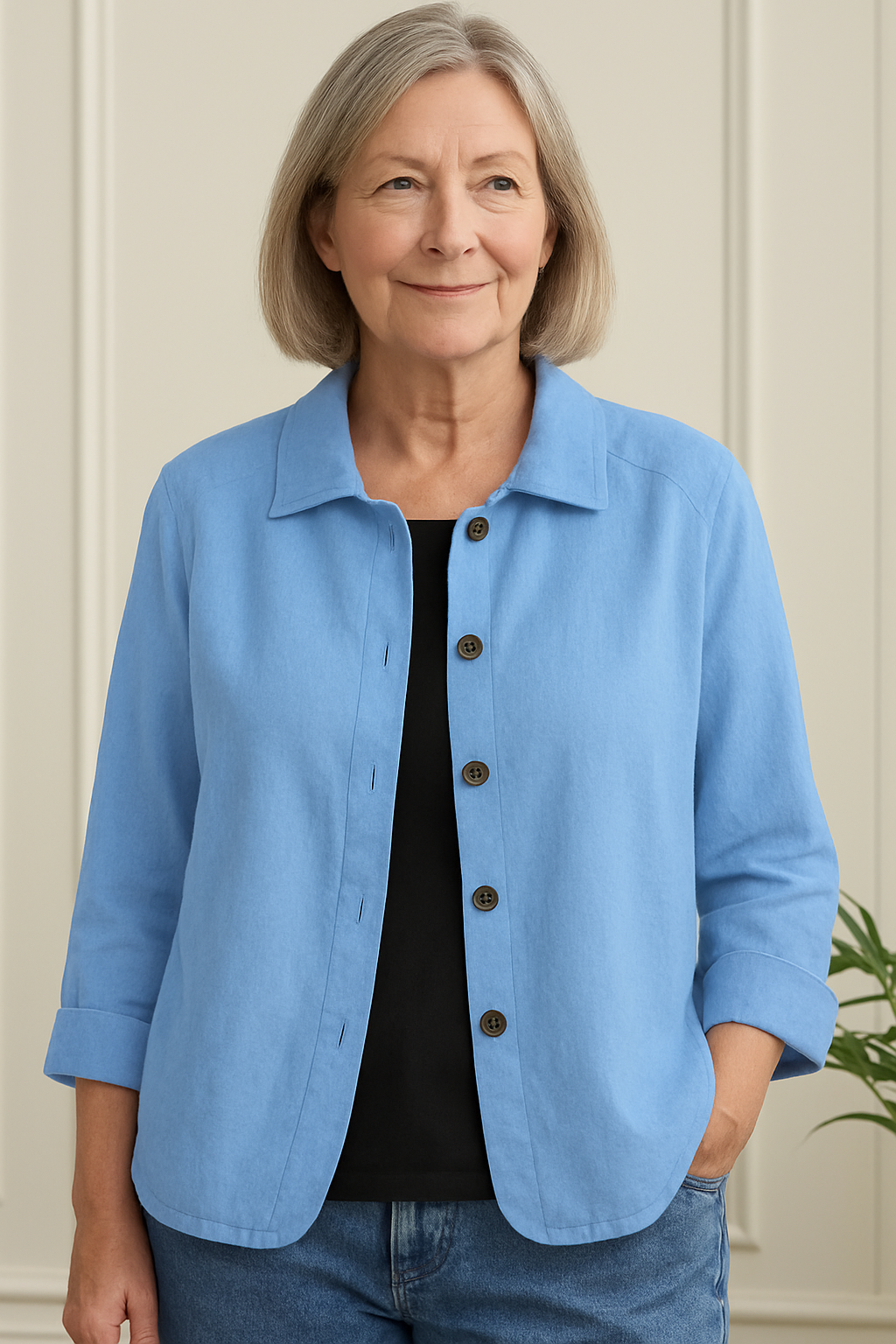 Marilla – Cardigan chemise léger classique