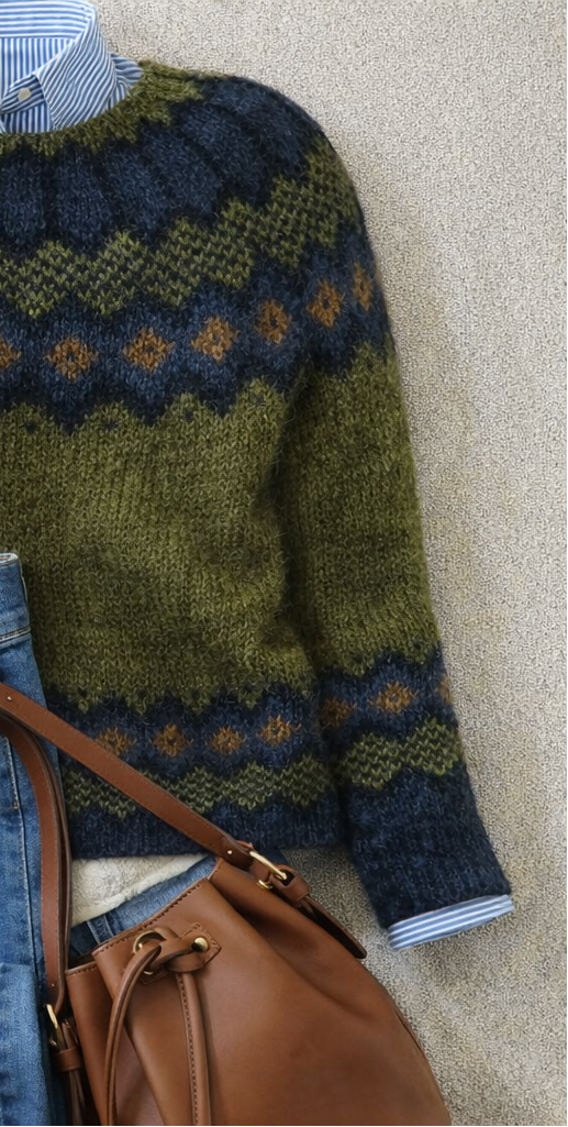 CLAIRE LYON | SWEAT-SHIRT À MOTIF NORDIQUE POUR FEMMES