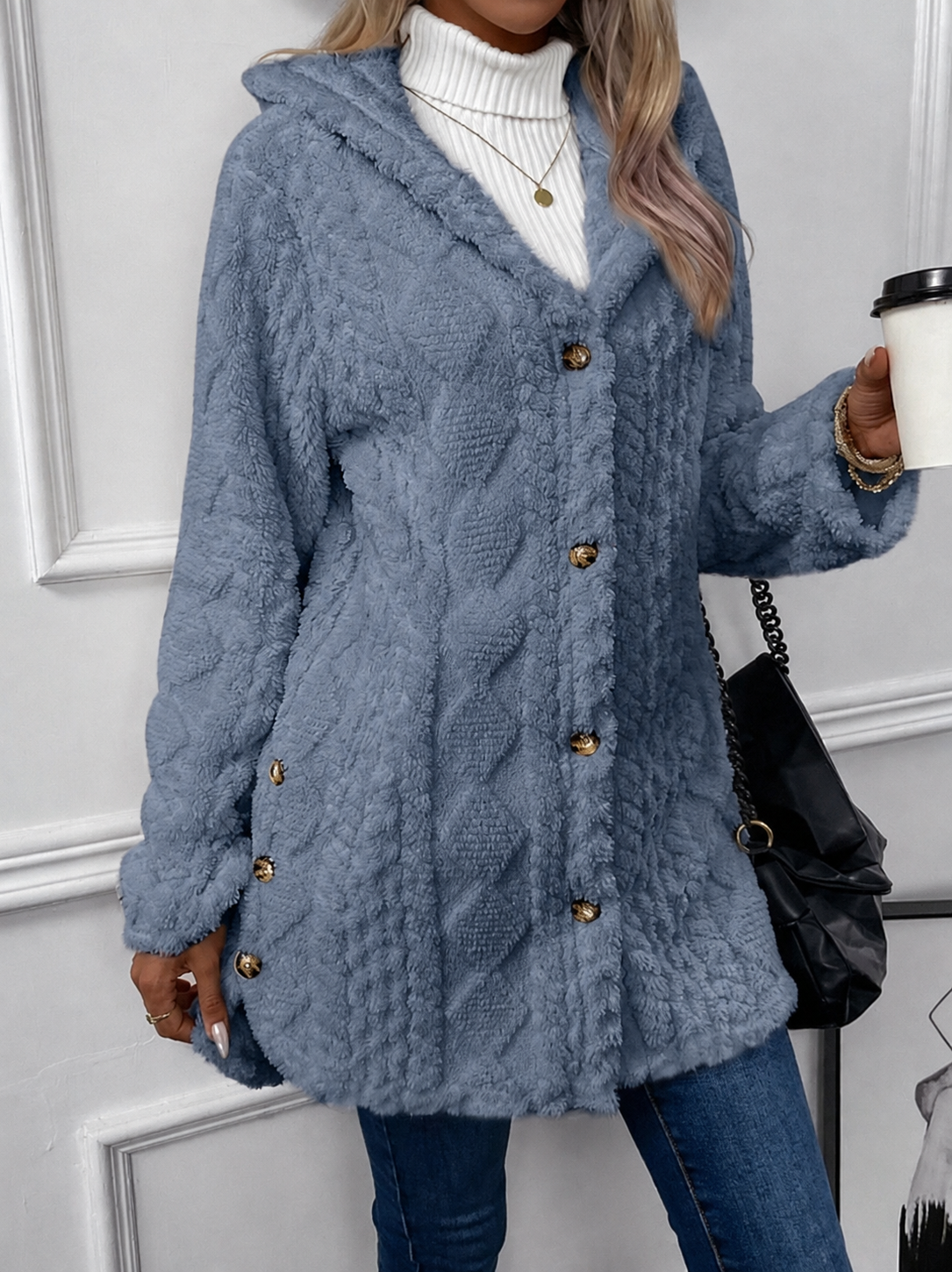 CLAIRE LYON | VESTE TEXTURÉE DOUILLETTE POUR FEMMES