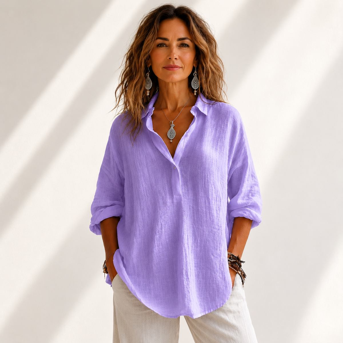 CLAIRE LYON | CHEMISE BOUTONNÉE DÉTENDUE POUR FEMMES