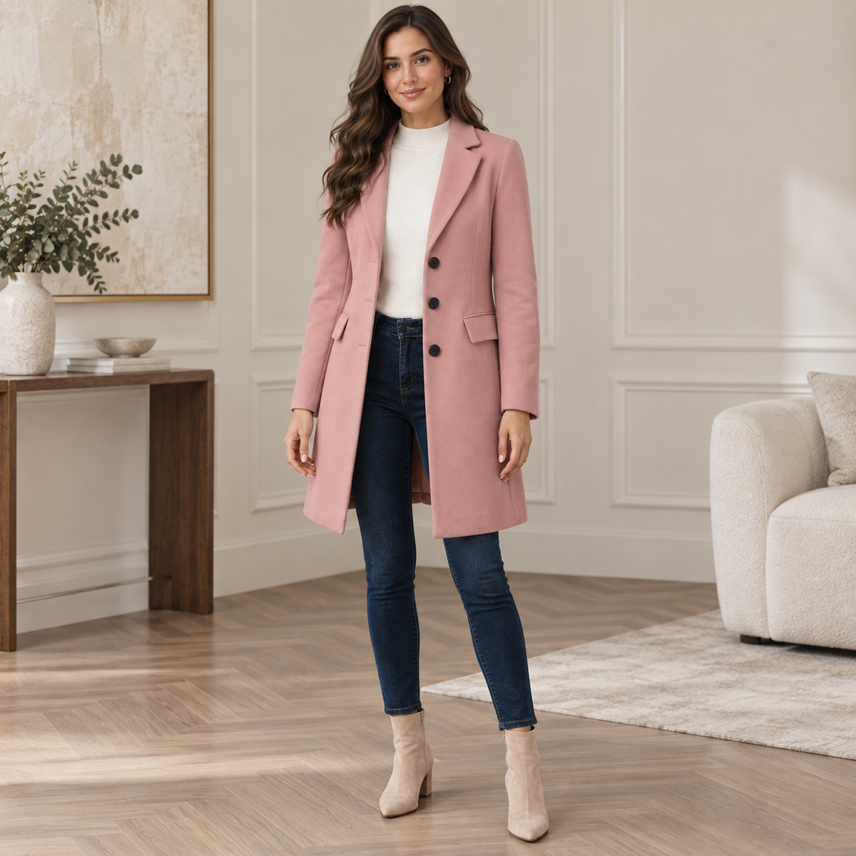 CLAIRE LYON | MANTEAU MI-LONG AJUSTÉ POUR FEMMES
