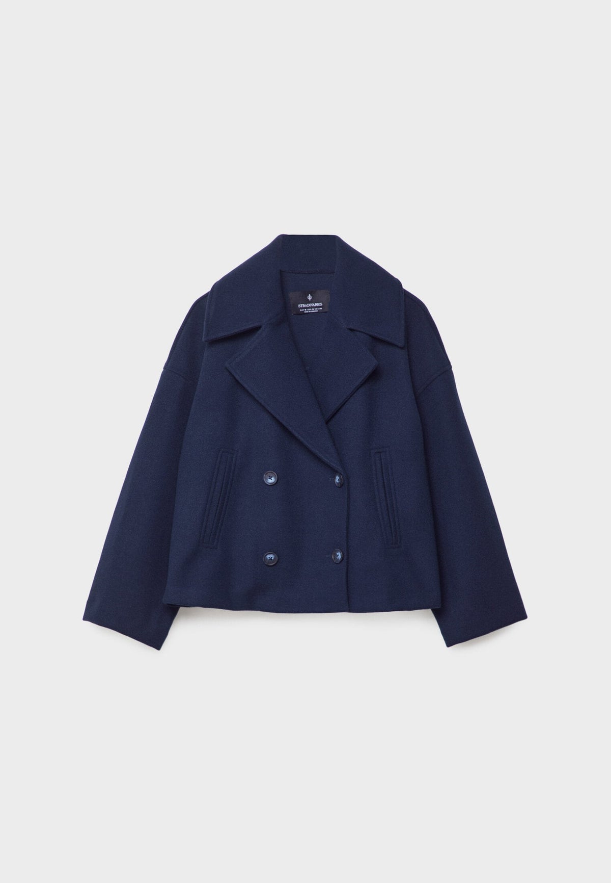 Veste Courte Femme Double Boutonnage Coupe Élégante