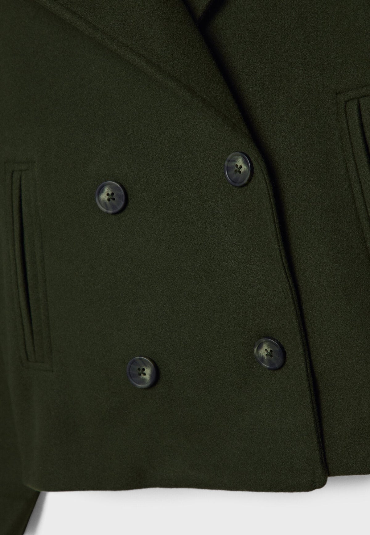 Veste Courte Femme Double Boutonnage Coupe Moderne Élégante Mi-Saison