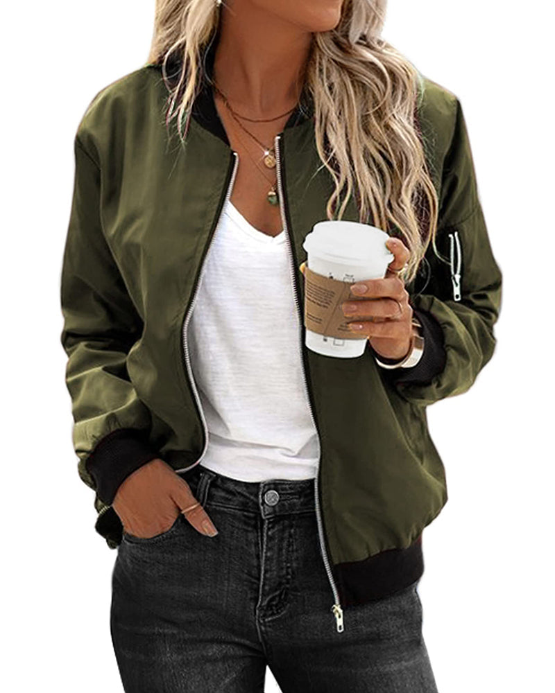 Veste Zippée Femme Style Décontracté et Confort Quotidien