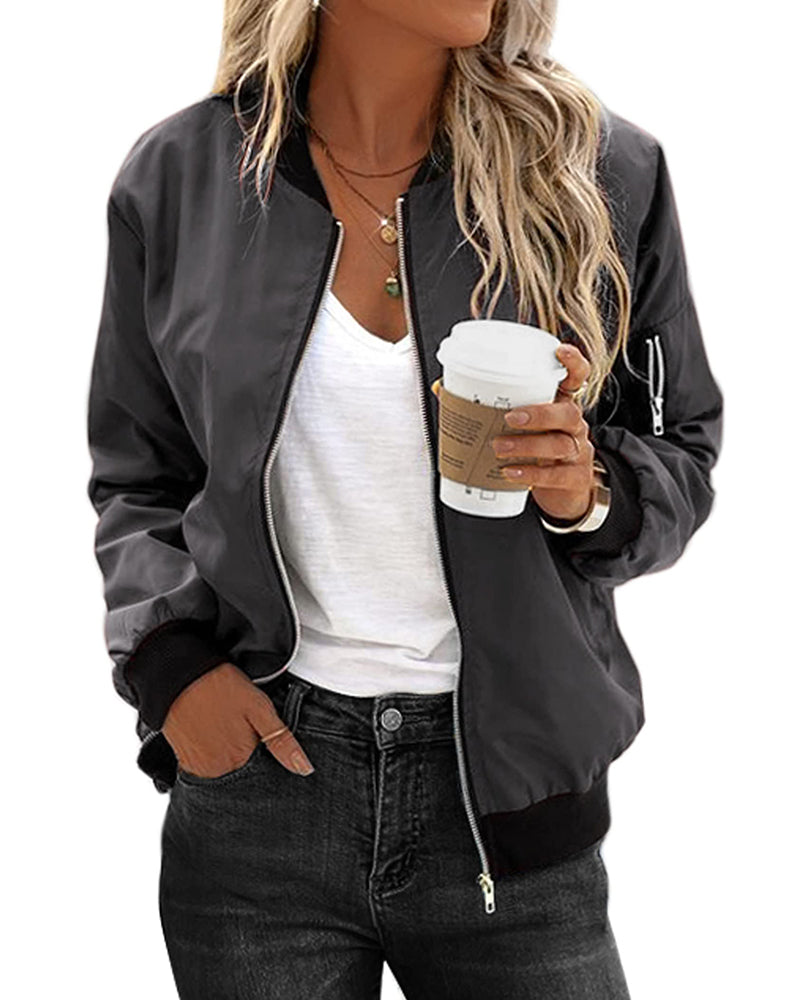 Veste Zippée Femme Style Décontracté et Confort Quotidien