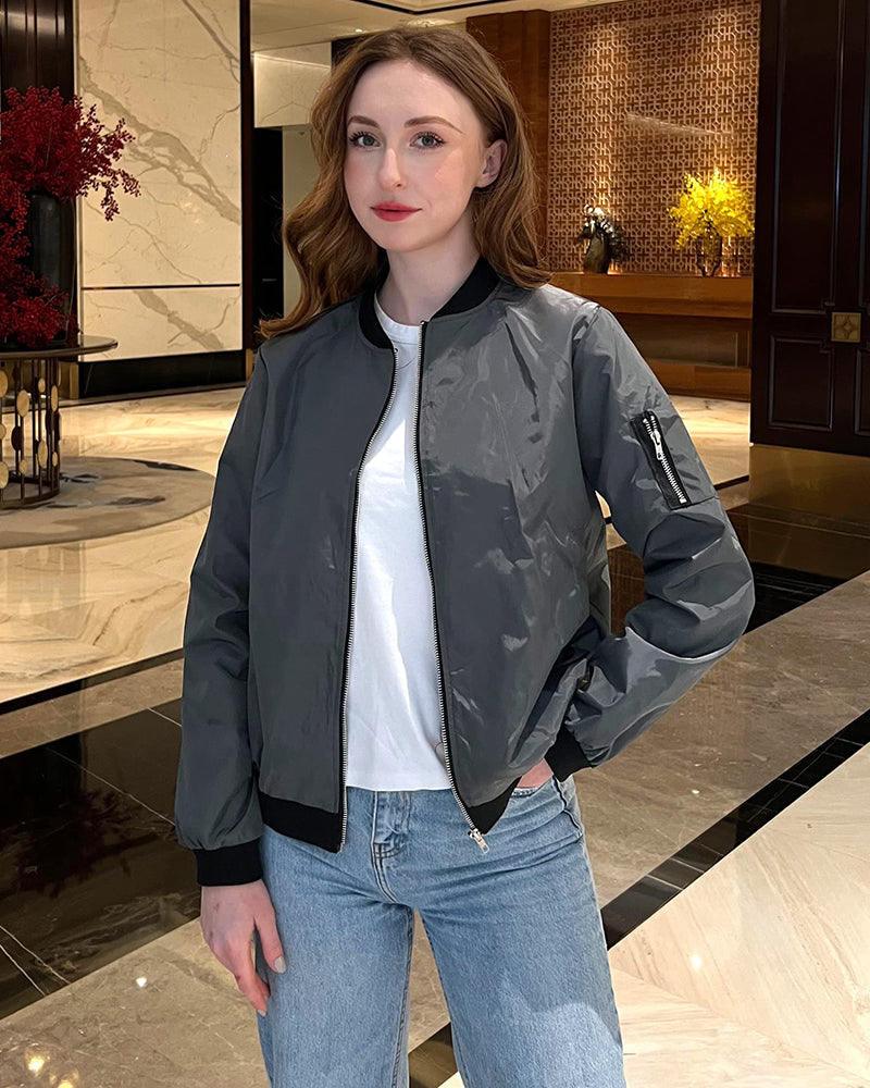 Veste Zippée Femme Style Décontracté et Confort Quotidien