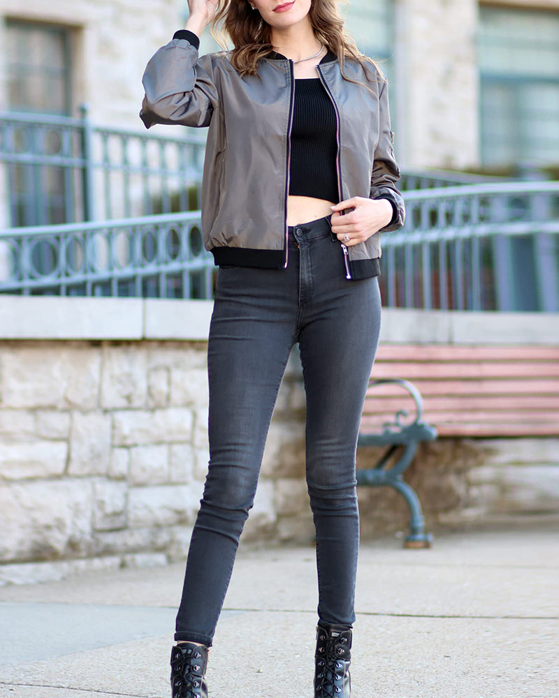 Veste Zippée Femme Style Décontracté et Confort Quotidien