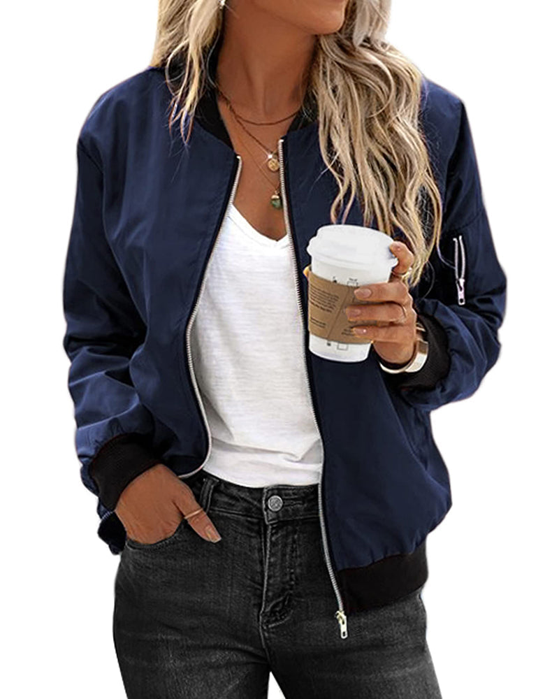 Veste Zippée Femme Style Décontracté et Confort Quotidien