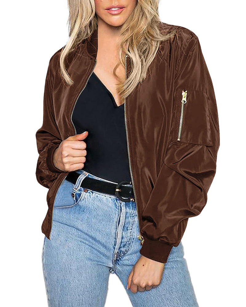 Veste Zippée Femme Style Décontracté et Confort Quotidien