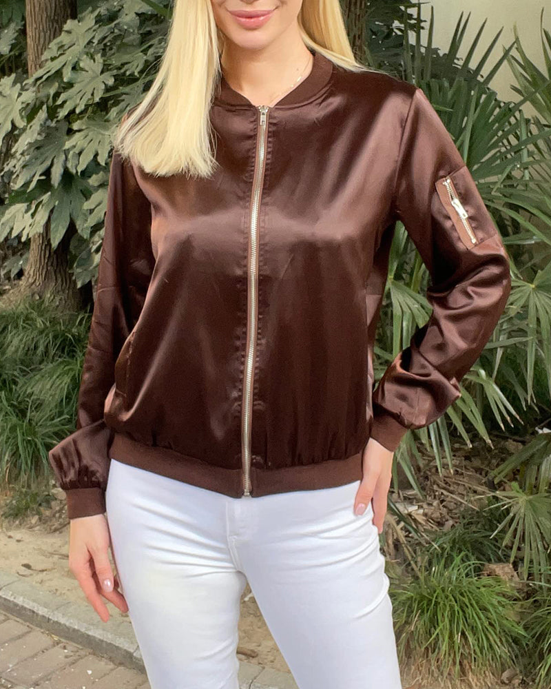 Veste Zippée Femme Style Décontracté et Confort Quotidien
