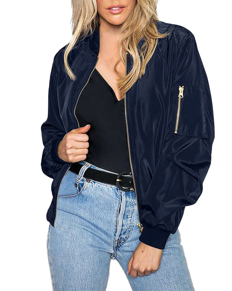 Veste Zippée Femme Style Décontracté et Confort Quotidien