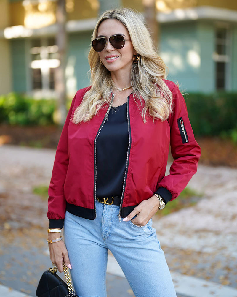Veste Zippée Femme Style Décontracté et Confort Quotidien