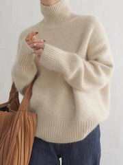 Alecia | Pull en Maille Luxueux pour Femme avec Col Roulé | Élégance Intemporelle