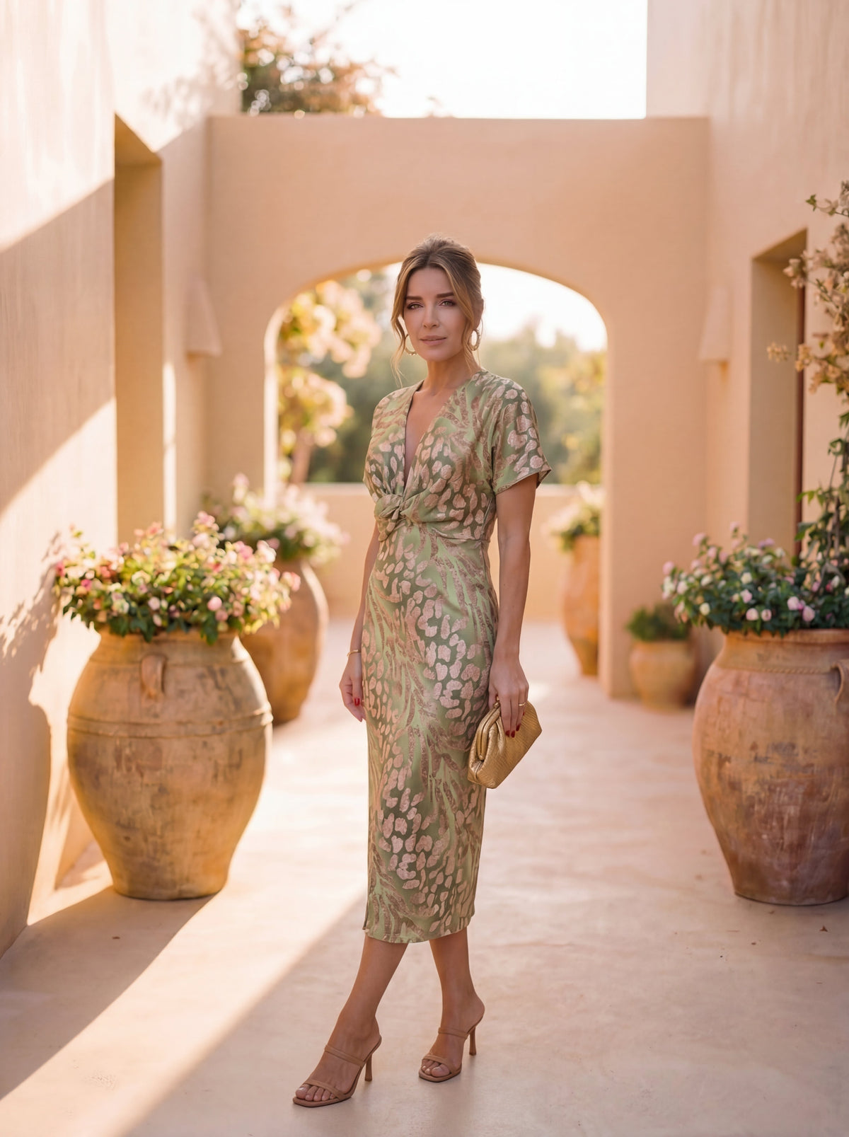 CLAIRE LYON | ROBE MIDI ÉLÉGANTE POUR FEMME