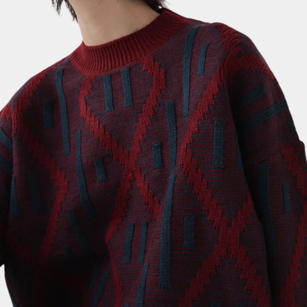 Camille - Pull Maille Oversize Maille Moderne Femme