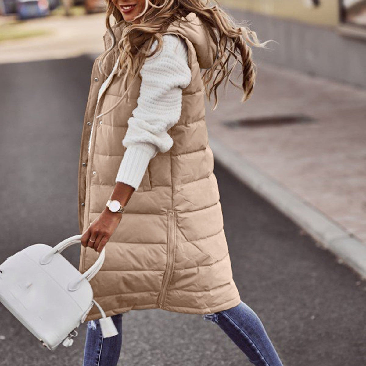 Chanel - Doudoune femme longue