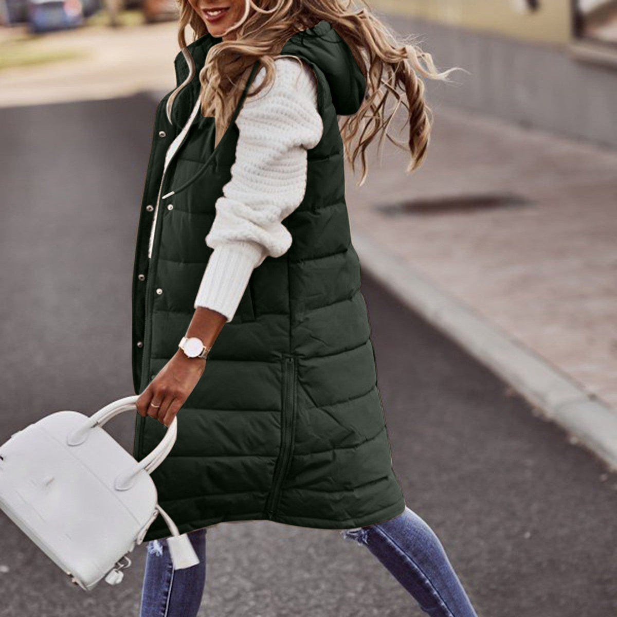 Chanel - Doudoune femme longue