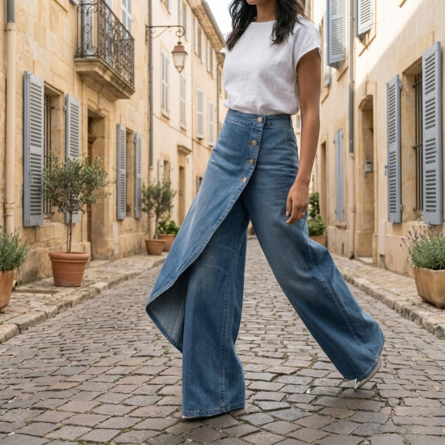 CLAIRE LYON | JEAN LARGE POUR FEMME