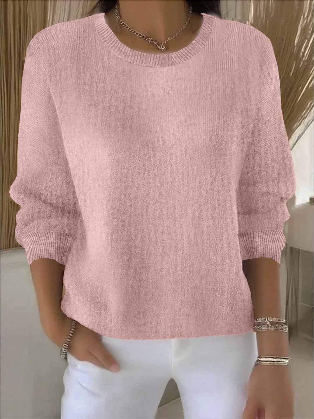 Pull en tricot doux pour femme élégant et confortable au quotidien