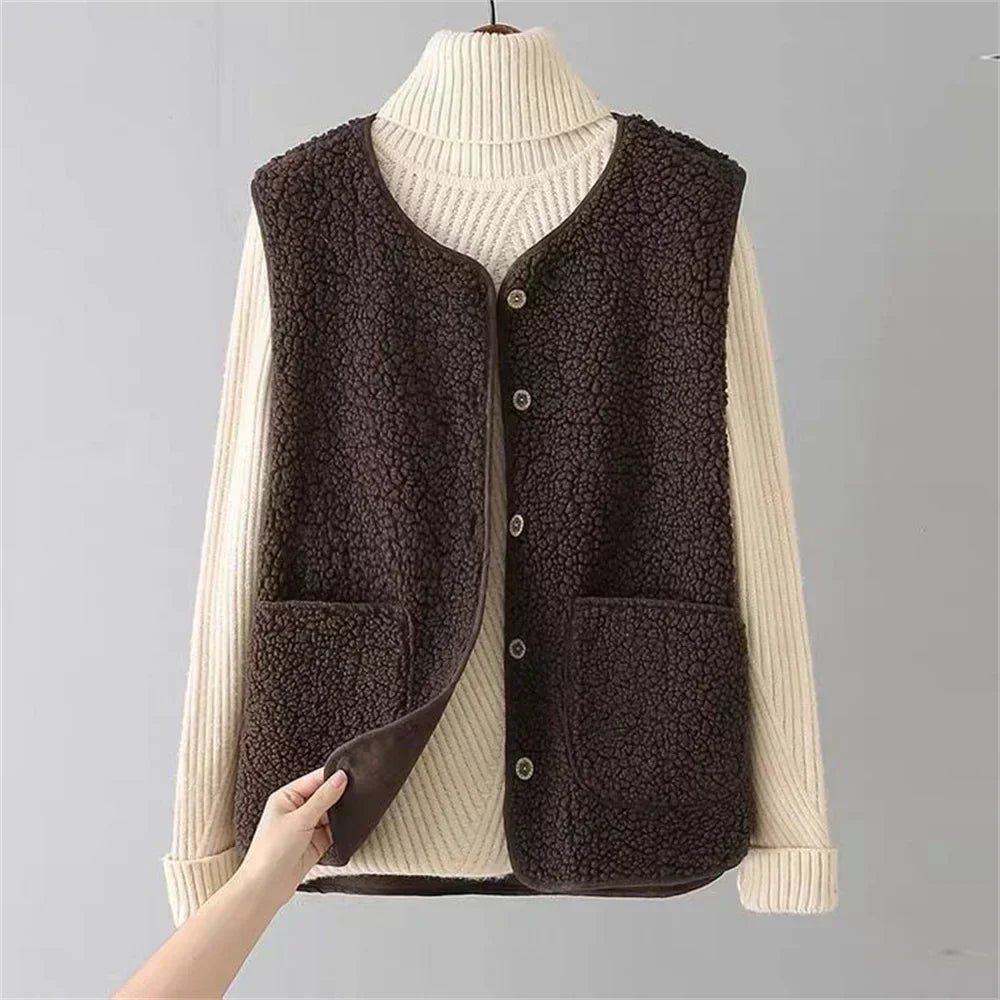 Cardigan classique femme doux et élégant – coupe fluide, manches longues et style intemporel