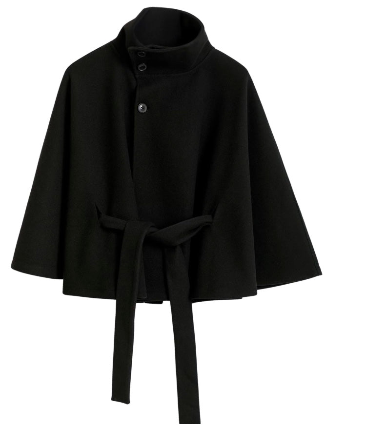 Sofia - Manteau maille femme à col élégant