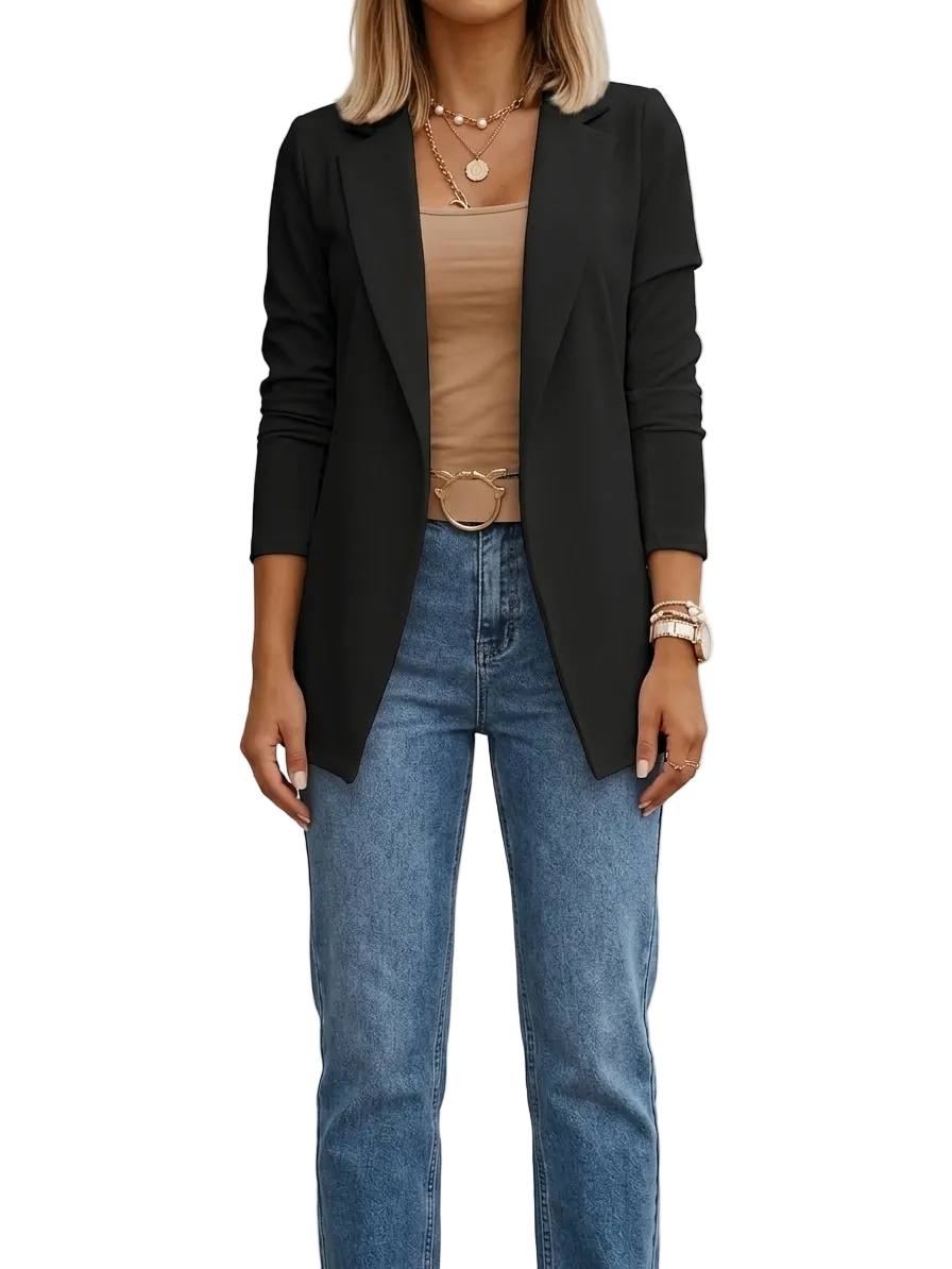 CLAIRE LYON | BLAZER DRAPÉ ÉLÉGANT POUR FEMMES