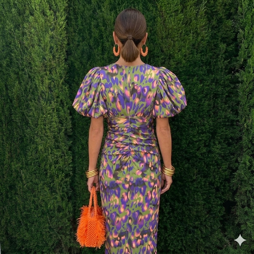 CLAIRE LYON | ROBE À MANCHES PLISSÉES POUR FEMMES