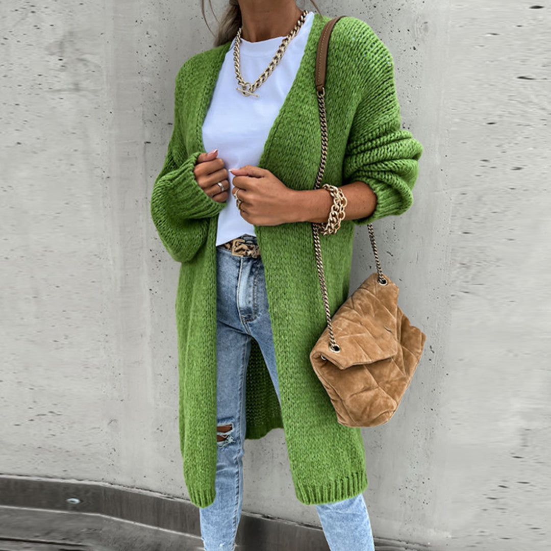 Aurore - Cardigan Tricot Confort Luxe Femme