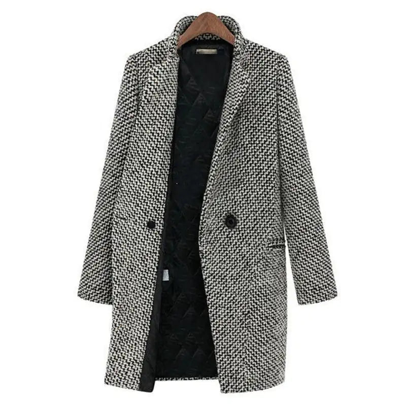 Evelyn - Manteau en Maille Chic pour l'Hiver