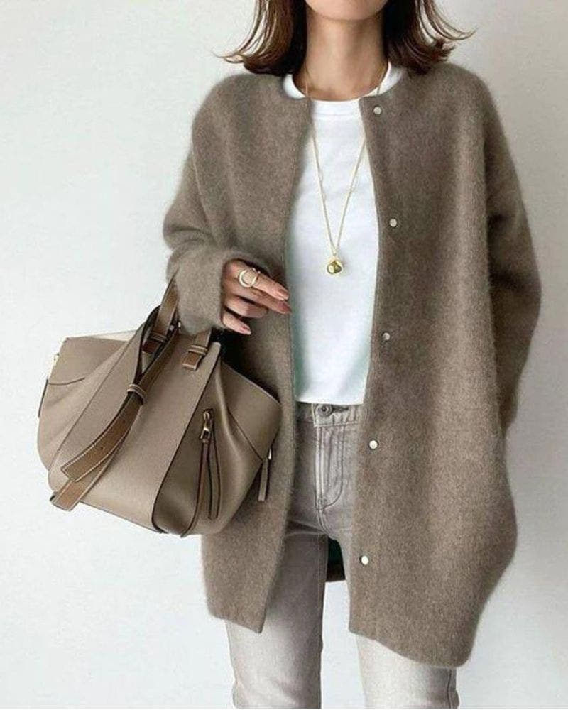 Louise - Cardigan élégant automne femme