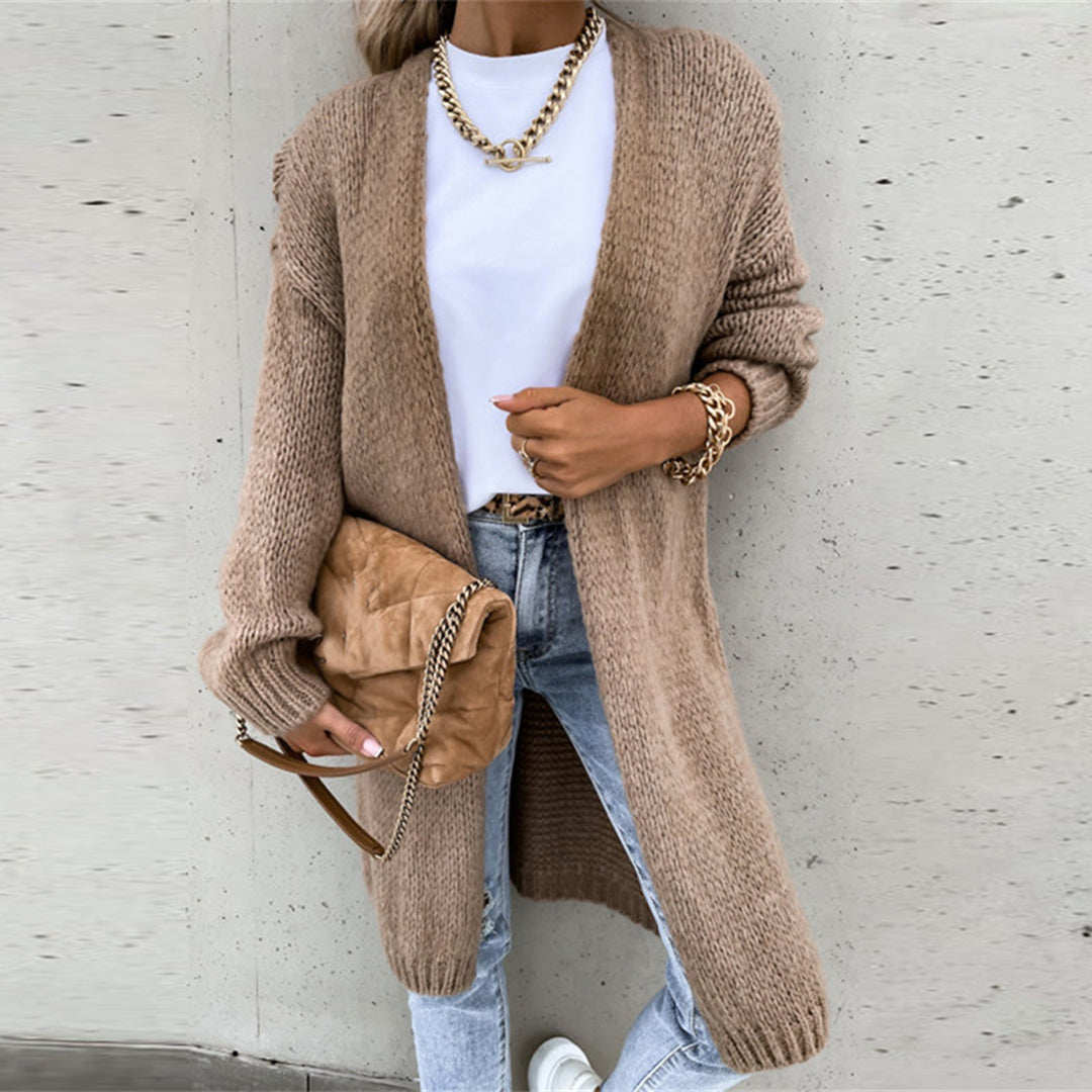 Aurore - Cardigan Tricot Confort Luxe Femme