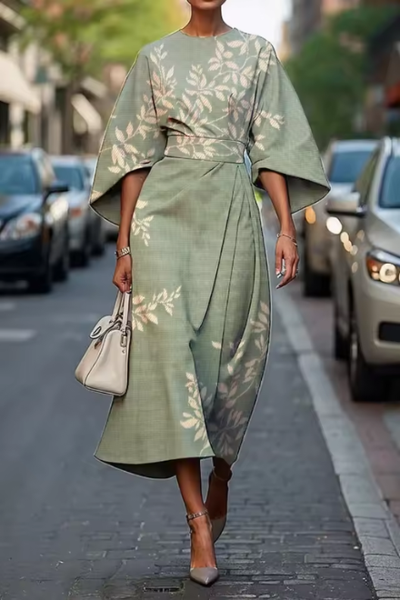 CLAIRE LYON | ROBE MIDI FLORALE POUR FEMMES