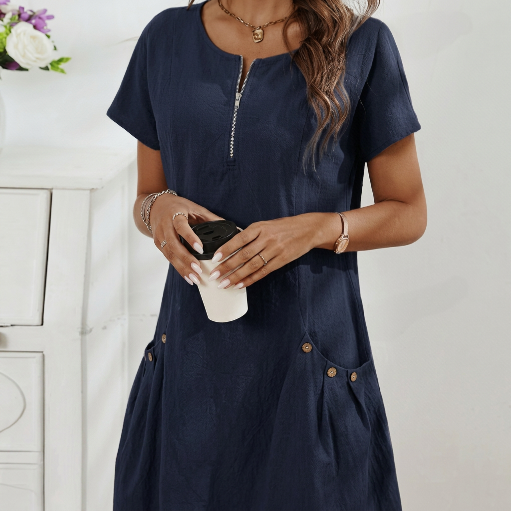 CLAIRE LYON | CHIC ROBE MIDI FLUIDE POUR FEMMES