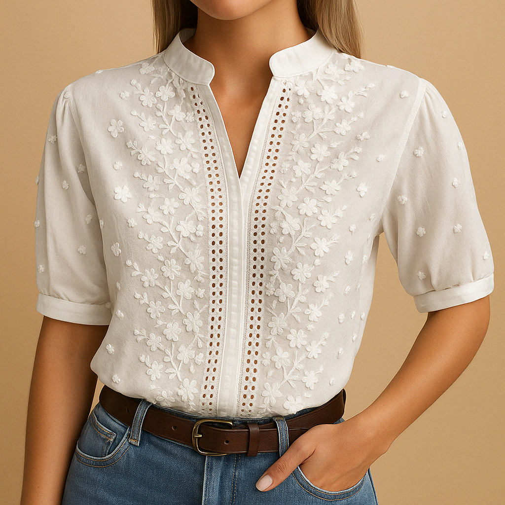 CLAIRE LYON | BLOUSE BRODÉE CHIC POUR FEMMES