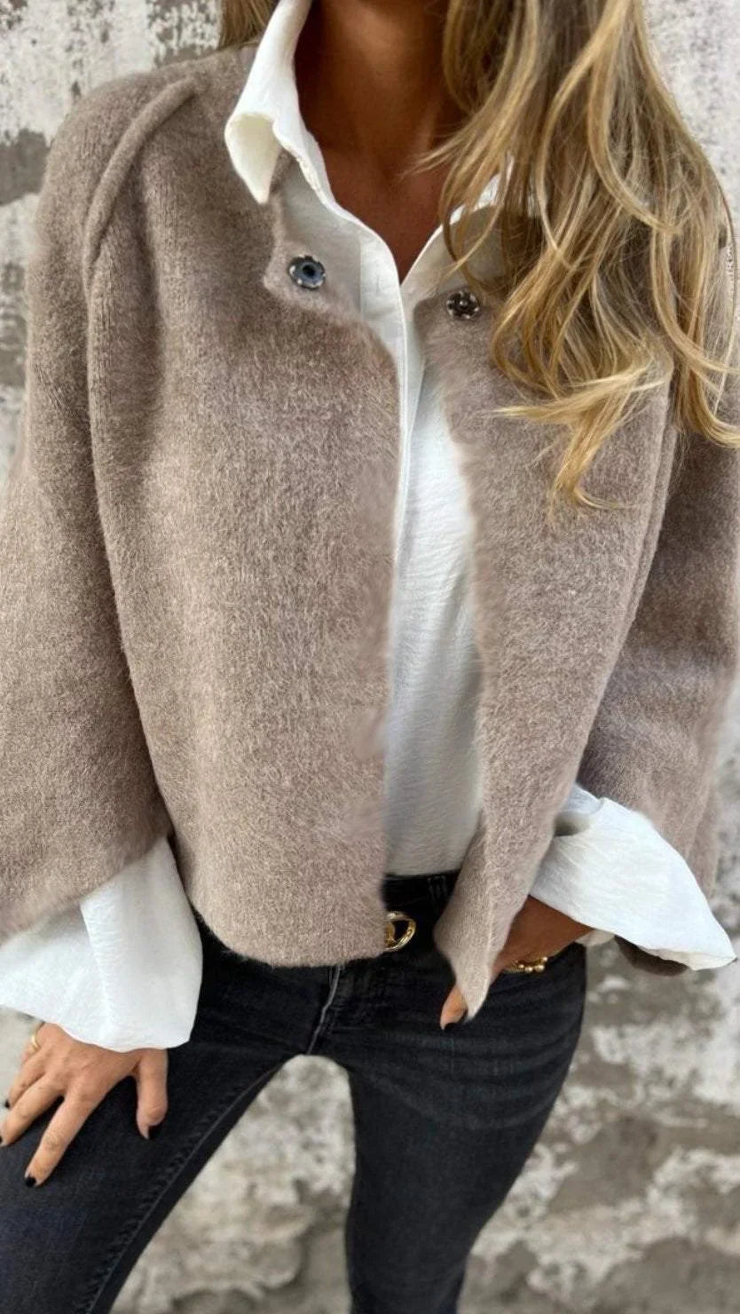 Elina - Élégant cardigan d'automne