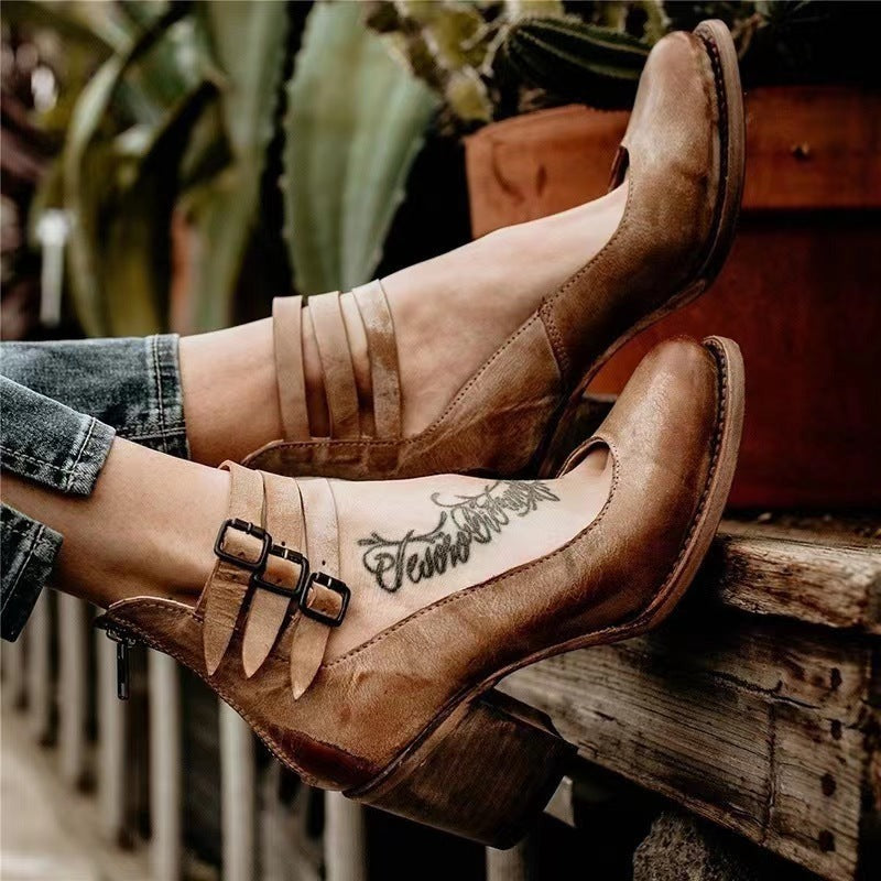 Nathalie- Bottines automne élégantes femme