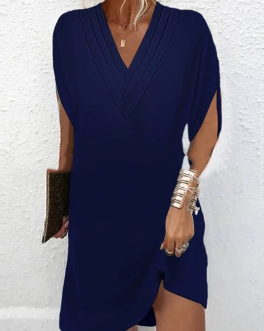 CLAIRE LYON | ROBE ENVELOPPE À COL EN V POUR FEMMES