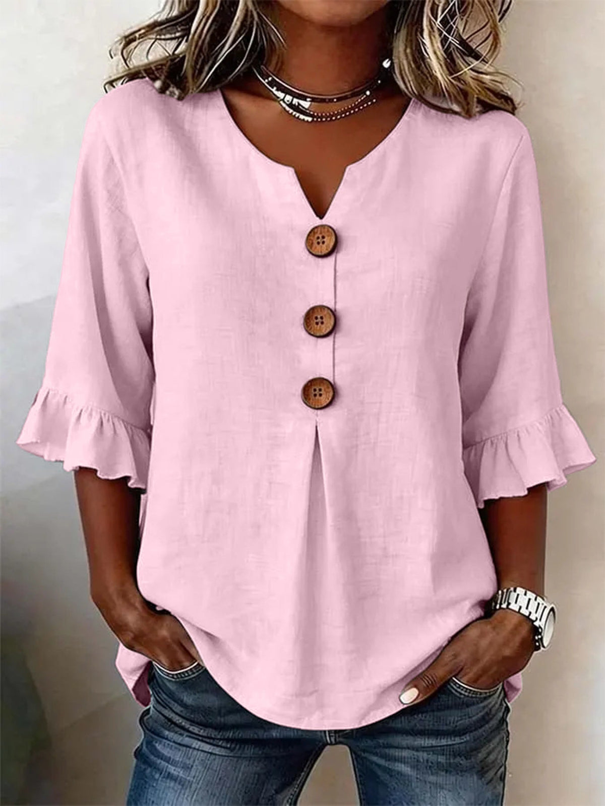 CLAIRE LYON | BLOUSE À VOLANTS ROMANTIQUE POUR FEMMES