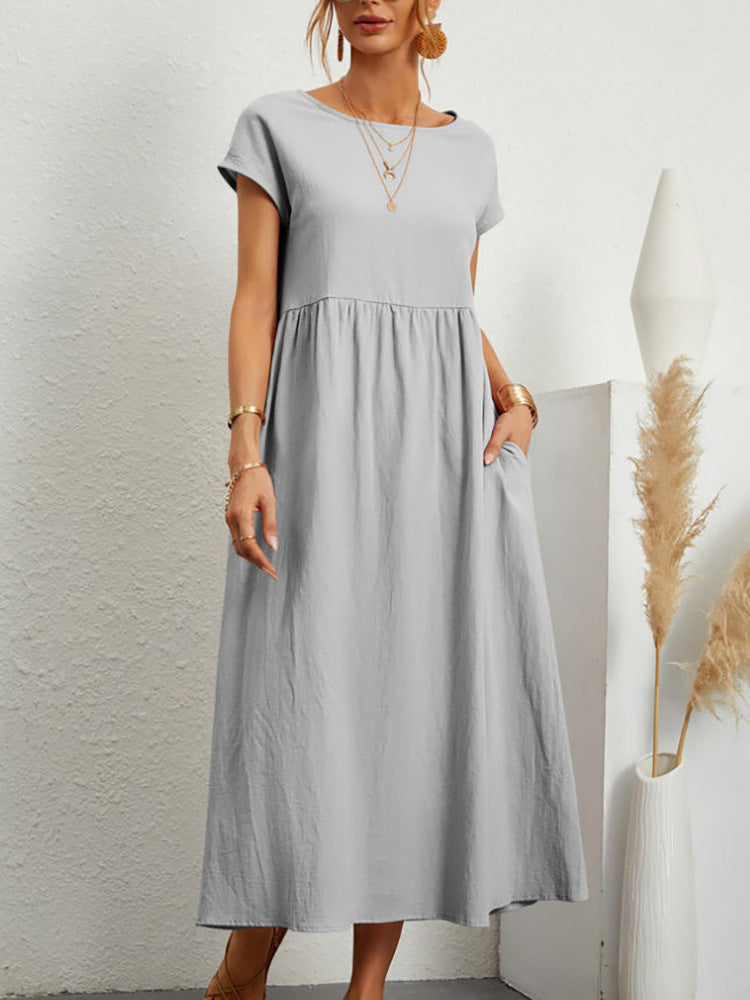 CLAIRE LYON | ROBE MIDI PLISSEE POUR FEMMES