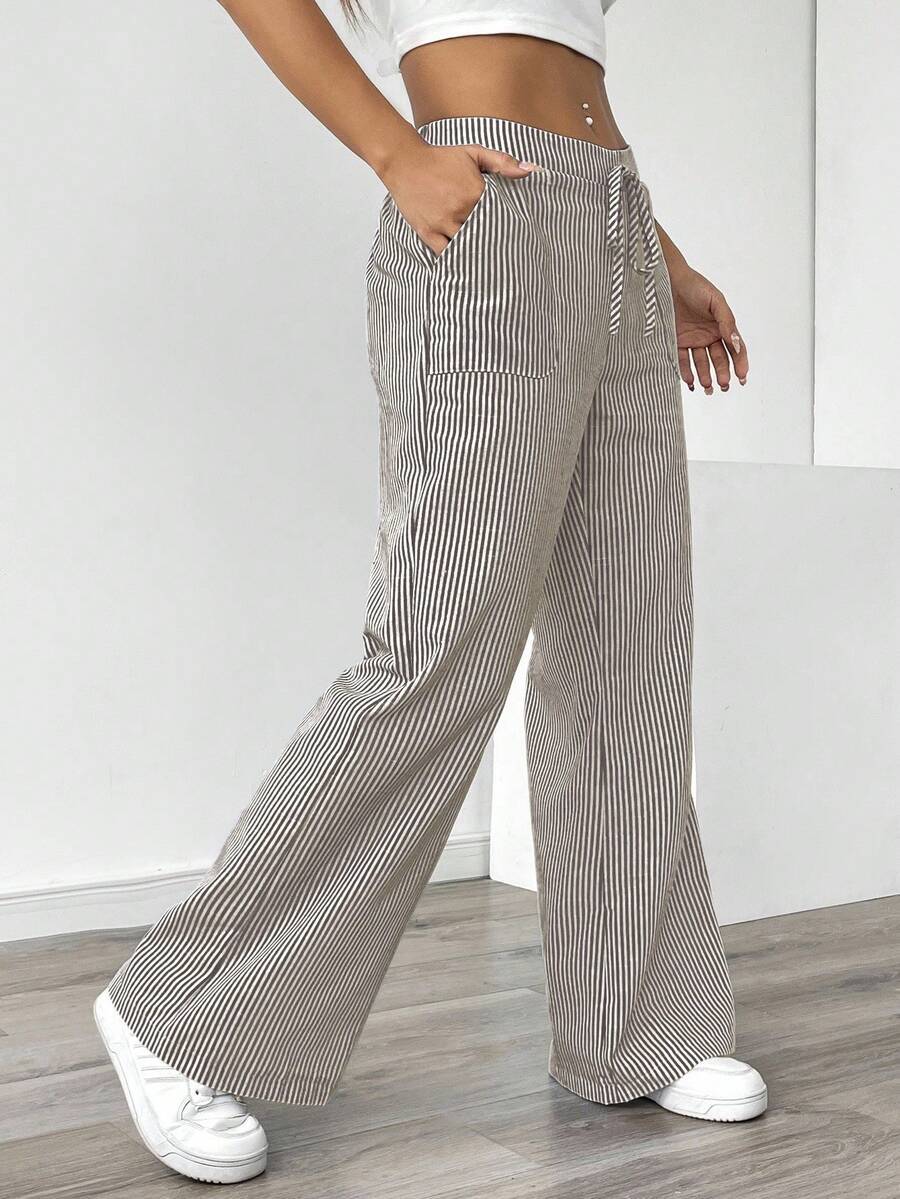 CLAIRE LYON | PANTALONS AMPLE RAYÉS POUR FEMMES